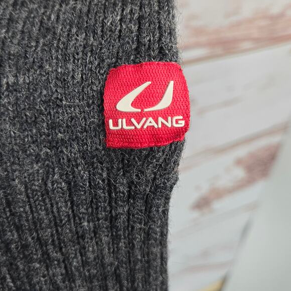 NWT Ulvang Rav Wool Sweater Grey Zip Unisex Size Small - Picture 5 of 11